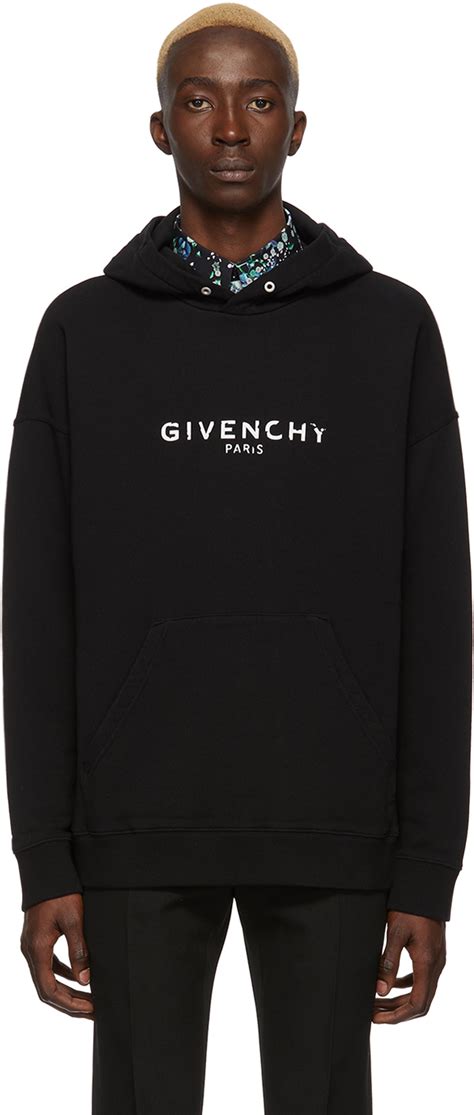 givenchy universal black|reversible givenchy black hoodie.